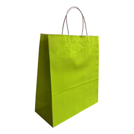 100 Bolsas Papel Kraft Rosado 20x25+12