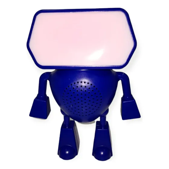 Bocina Portátil Robot Bluetooth Luces Altavoz Aux Sd Usb