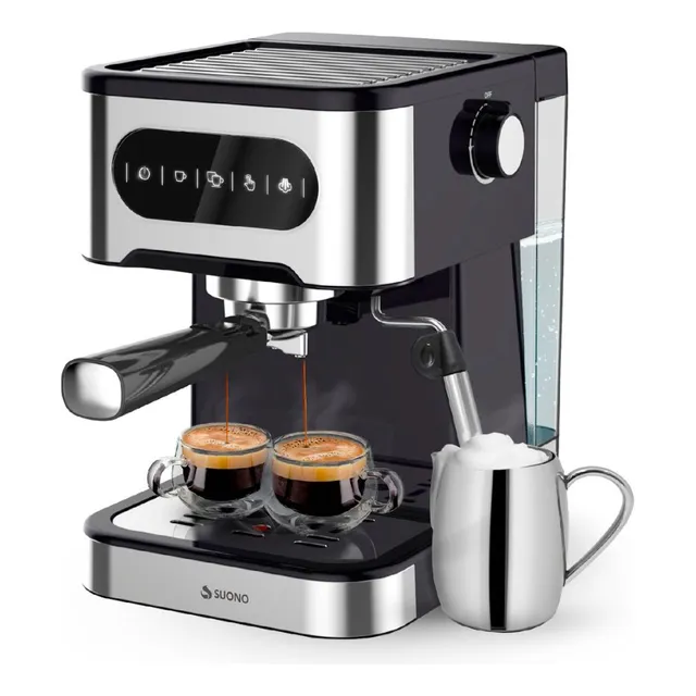Cafetera Express Digital 1.5 L Suono Acero Inoxidable