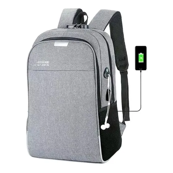 Mochila Bolsa Notebook Antifurto 3 Divisórias Reforçada Usb