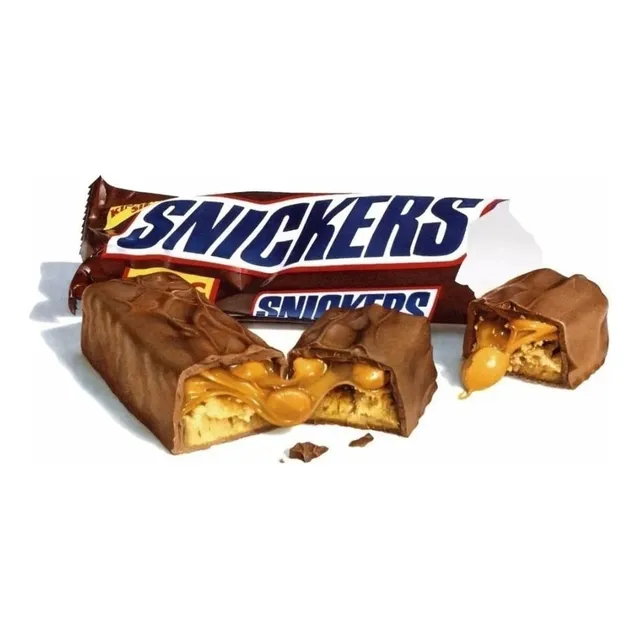 Chocolate Snickers C/20 Unidades 45g Cada