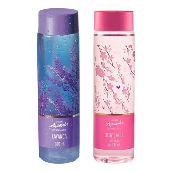  Aquavibe Refrescantes Deo Colônia Kit 2 Un 300ml Avon