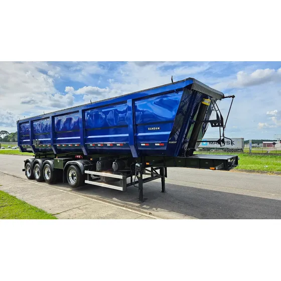 Basculante 4 Eixo Randon Ano 24 55m3 Pneu Roda Aluminio