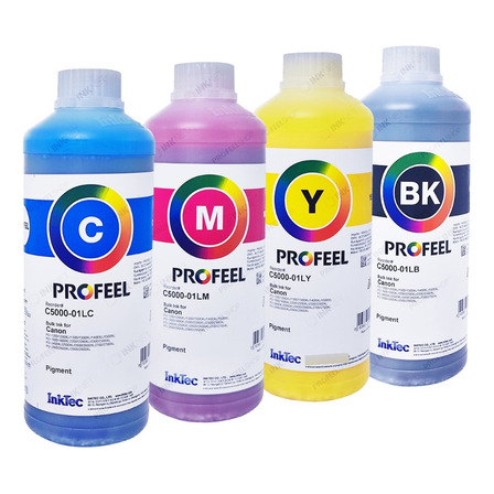 Kit 4 Litros Tinta Pigmentada Profeel Inktec C5000 Para Gx Kit 4 Litros Tinta Pigmentada Profeel Inktec C5000 Para Gx