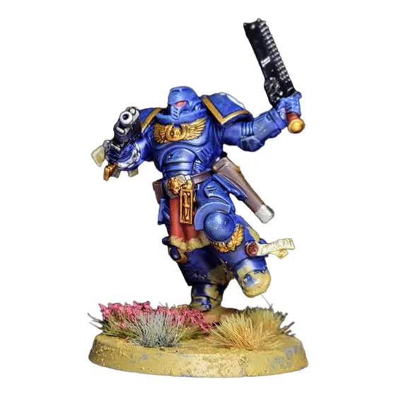 Figura Impresa 3d Resina- T. Demetrian Titus Warhammer 40k