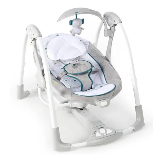 Ingenuity Columpio Portátil Con Ahorro De Batería Convertme Swing-2-seat  Nash
