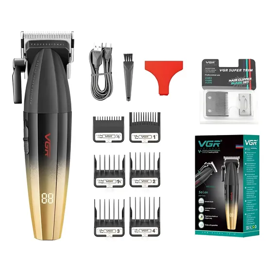 Maquina De Peluqueria Profesional Premium 9000rpm Vgr V003