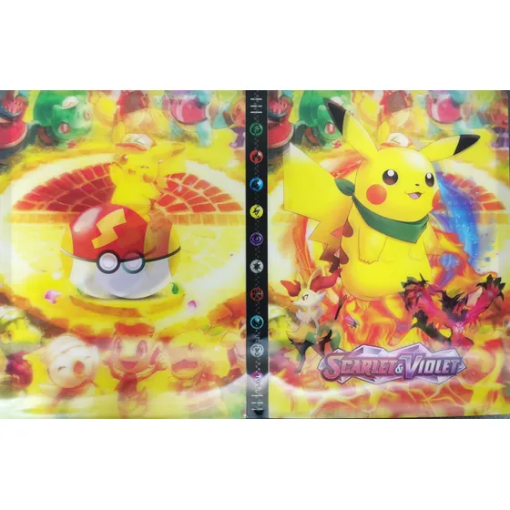 Álbum Magicpro Pokémon 432 Cartas Multicolor