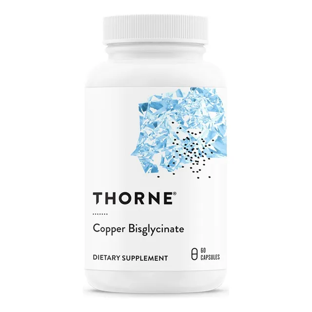 Bisglicinato De Cobre Thorne 60 Cápsulas
