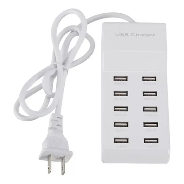Cargador Usb Múltiple, Base De Estación De Carga Rápida
