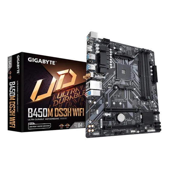 Mother B450m Ds3h Wifi Gigabyte Am4 Amd