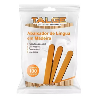 Espátula Depilação Palito Abaixador De Língua Madeira 200un Espátula Depilação Palito Abaixador De Língua Madeira 200un