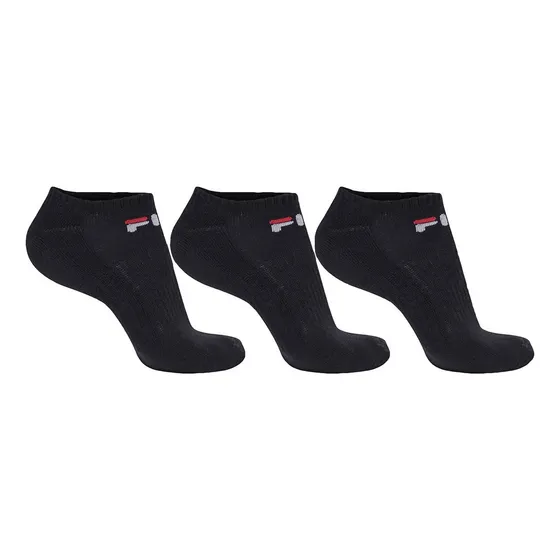 Medias Soquete Fila Caña Corta Tripack X 3 Unisex Tres Pares