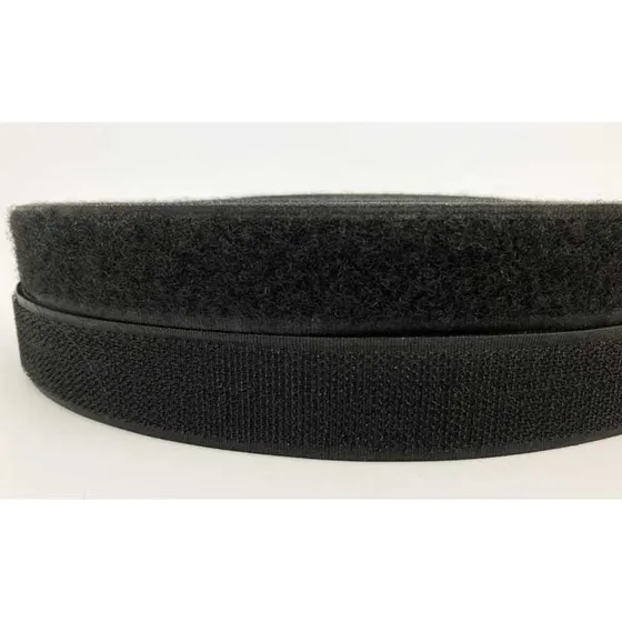 Organizador De Cabos Dupla Face 20mm 3 Metros ( 01 Rolo ) Cor Preto