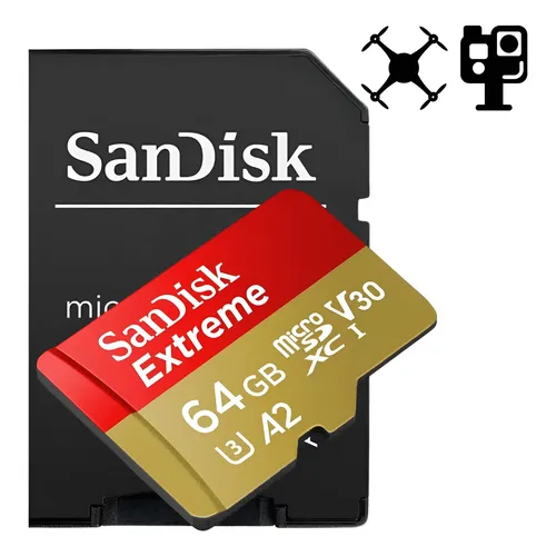 Cartão Micro Sd Insta360 64gb Para One X2 X3 One R One Rs