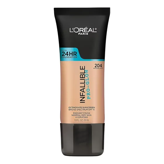 L'oreal Paris Infallible Pro-glow 204-base Para Maquillaje,