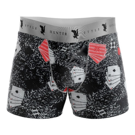 Kit 5 Cuecas Boxer Masculino Estampadas Promoção Kit 5 Cuecas Boxer Masculino Estampadas Promoção