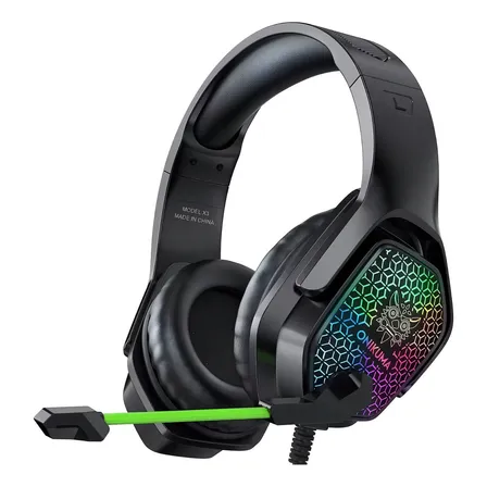 Audífonos Gamer Rgb Onikuma X3 3.5 Black
