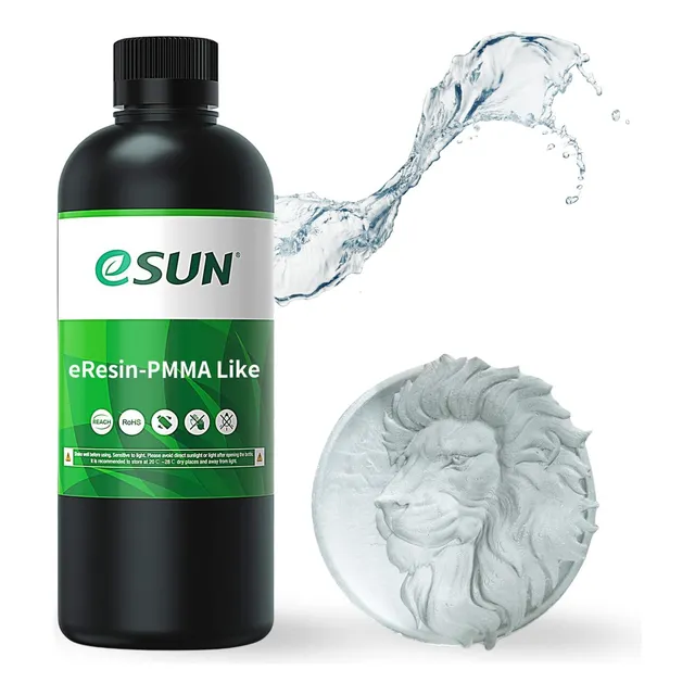 Resina Para Impresora 3d Transparente Abs Like Esun Pmma 1kg