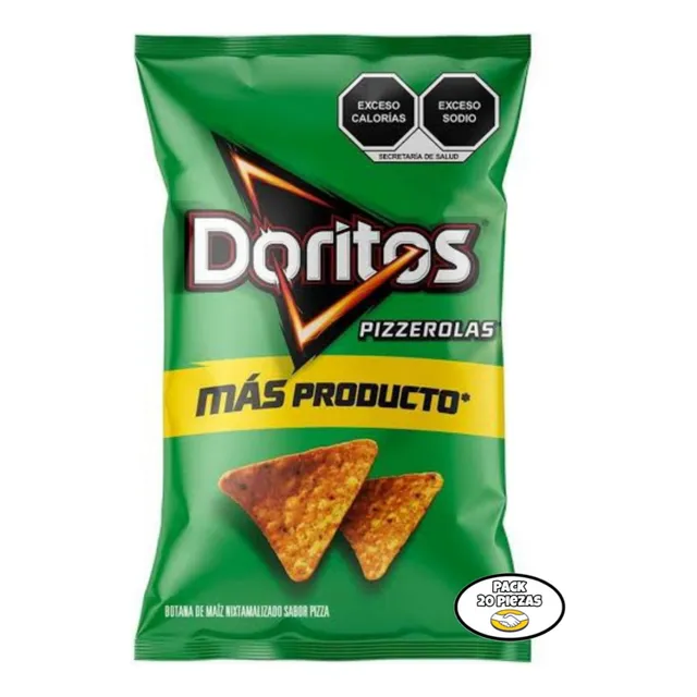 Sabritas · Doritos Pizzerolas Verdes Pack20 Unidades