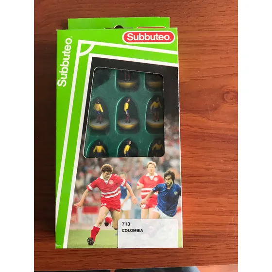 Juego Futbolito - Subbuteo No 9 - Colombia  Original