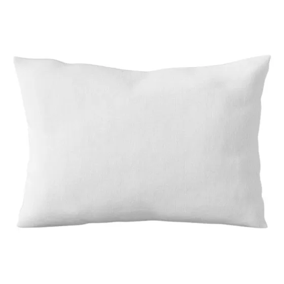 Fronha Avulsa 40cm X 60cm Kids Malha 100%algodão Lisa Branca