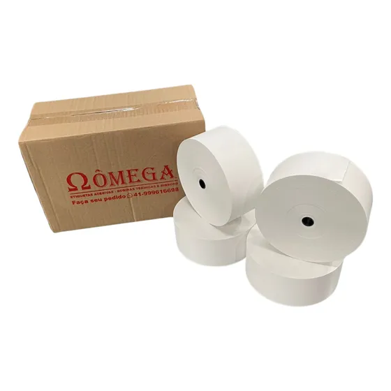 Bobina Térmica Para Relógio Ponto Rep 57mmx300m - Cx 4 Rolos