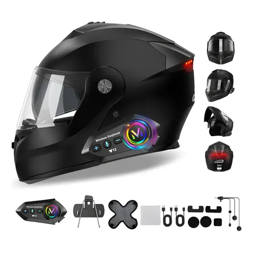ls2 breaker helmet bluetooth Helmets Advant Modular with Integrated Cardo 4X (Noir Matte Black Using this software Motorcycle Helmet Casco Ls2 Breaker