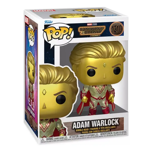 Figura De Accion Adam Warlock 1210 Guardianes De La Galaxia Marvel Funko Pop