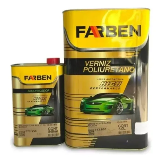 Farben Barniz Poliuretano 850 Hs + Cata 950 Kit 7.5l