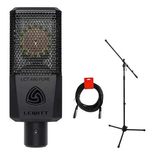 Microfone Lewitt LCT 440 Pure Condensador Cardioide cor preto