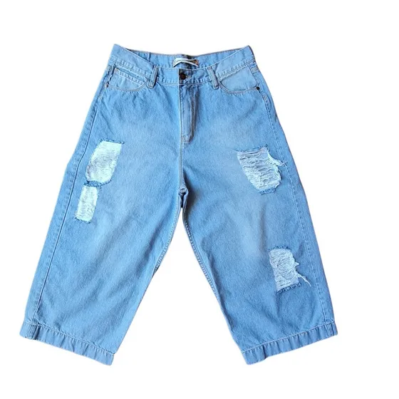 Jean Culotes Anchos Y Cortos 
