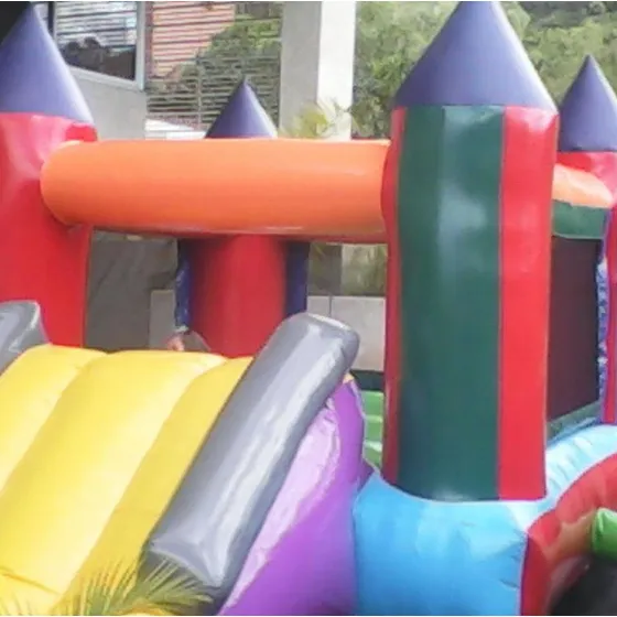 Castillo Con Tobogán Inflable Colchon Infantil 5x3