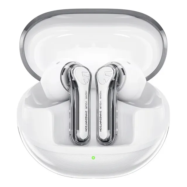 Audifonos Soundpeats Clear Pods Driver 13mm Blanco