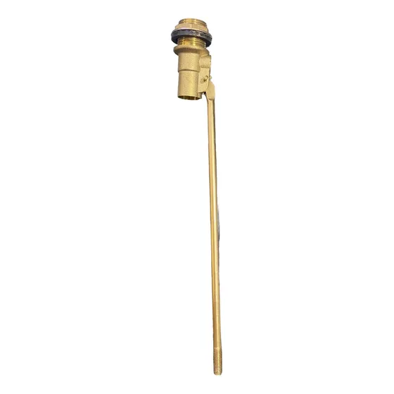 Flotante De Poceta Bronce  3/4  Con Boya 5  Gdeseo