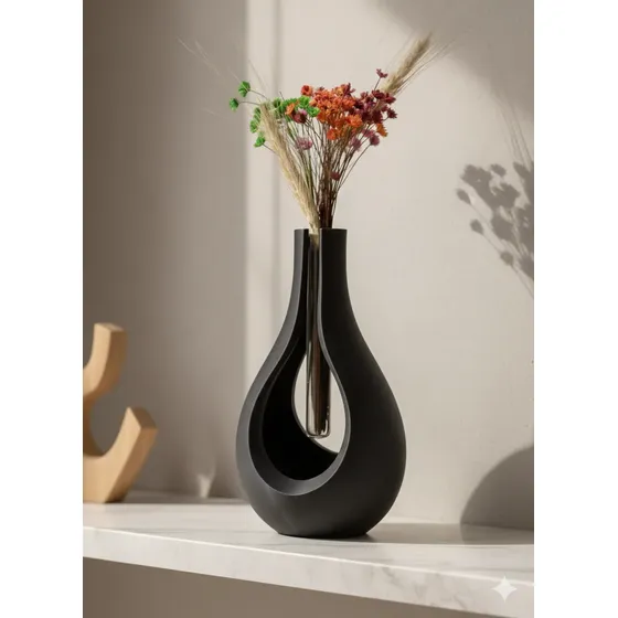 Vaso Decorativo Minimalista Moderno Luxo Sala Escritório