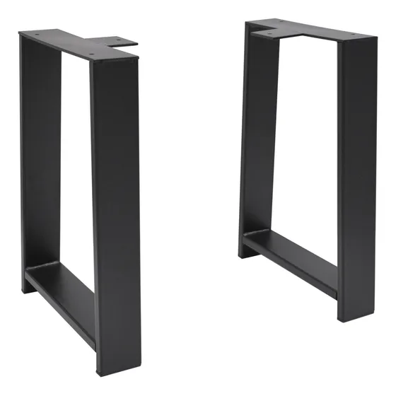 Patas De Mesa Tipo H Resistentes, 40.64 Cm, 2 Piezas