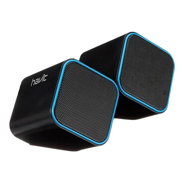 Parlante Con Cable Multimedia Havit Hv-sk473 Negro/azul