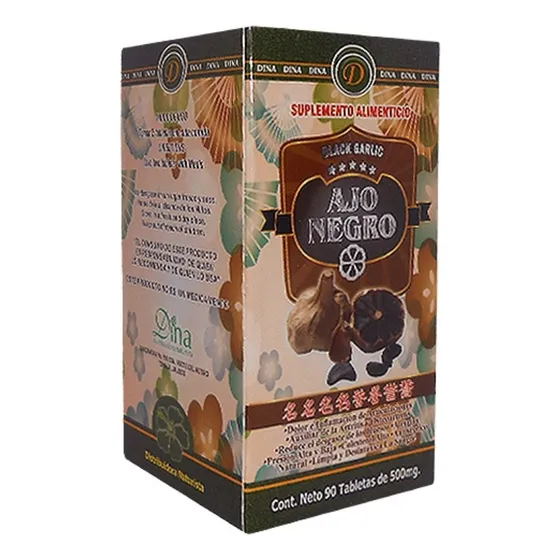 Ajo Negro 90 Capletas 3 Pz Suplemento Natural Para Tu Salud