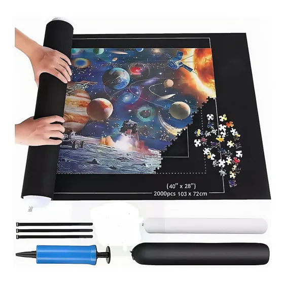 Manta De Rompecabezas 113 X 80 Cm - Ferrel - 2000 Piezas Juegos Educativos para Niños y Familia Cielo estrellado cuadrado tierra