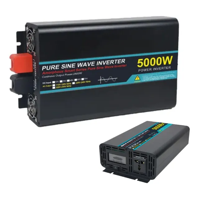 Inversor Easunpower Onda Senoidal 5000w 12v/110v Coche