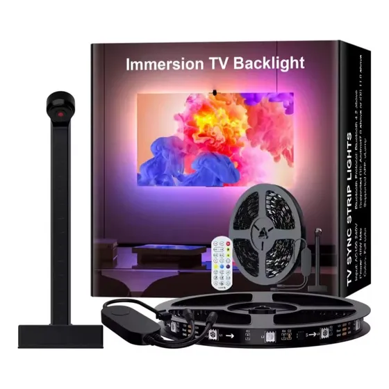 Luz Led Tv Rgb Retroiliminación Sincronización Inteligente Rgb 5 Metros