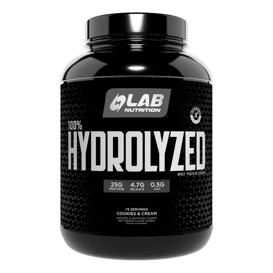 Proteina 100% Hydrolyzed 5lb Lab Nutrition Sabor Cookies And Cream