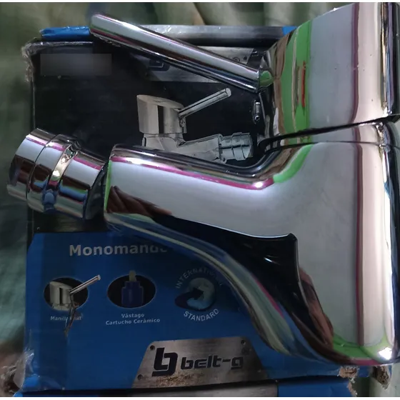 Grifería Para Bidet Belt-g Monomando,en Acero Inoxidable
