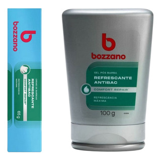 Kit Bozzano Refrescante Creme Barbear+gel Pos Barba Kit Bozzano Refrescante Creme Barbear+gel Pos Barba