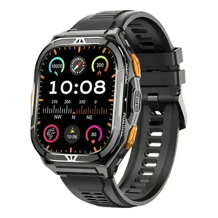 Smartwatch Raptr X5 Strava Gps Corrida Atlas Esporte Preto