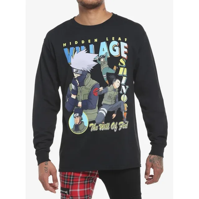 Franela Camisa Manga Larga Naruto Shinobi