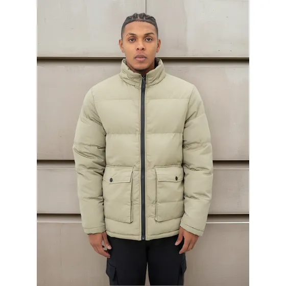 Campera Hombre Puffer Cuello Alto Termica Importada I Am