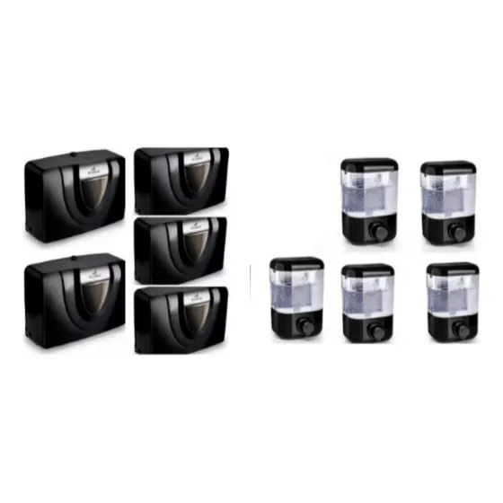 5x5 Dispensador Toallas Para Manos+dispensa De Jabón Líquido