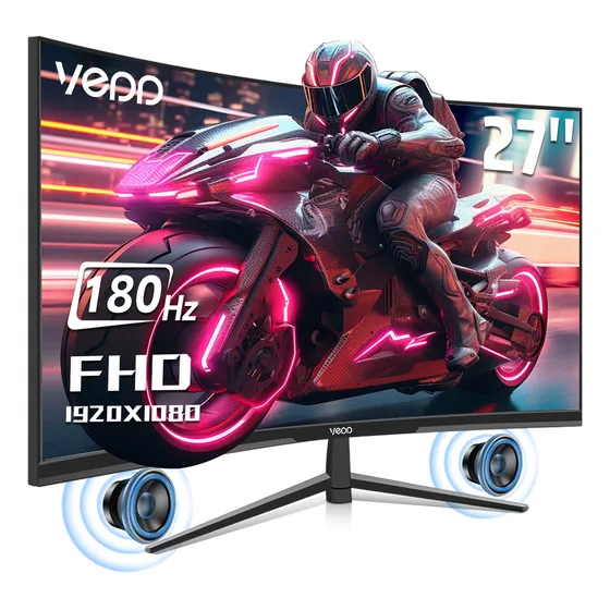 Vedd Monitor Gamer Curvo CPA164 27 pantalla color negro 180hz 127v